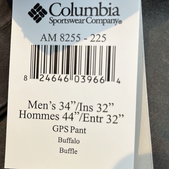 New with tags Columbia GPS pants - Picture 7 of 7